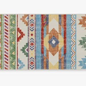 Ruggable 3x5 Kilim Batik Multicolor Rug